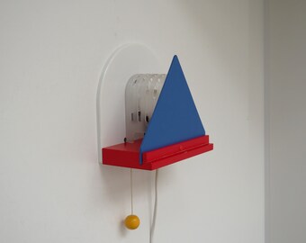 Memphis Style Stoja Wall Lamp From Ikea in Bright Colors - Design