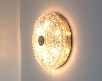 Wunderschöne Glasplafond entworfen von Carl Fagerlund für Lyfa/Orrefors, Vintage Design aus den 1960er Jahren