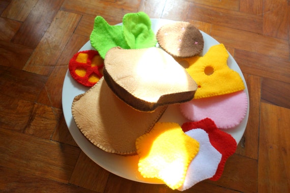 play food sandwich set