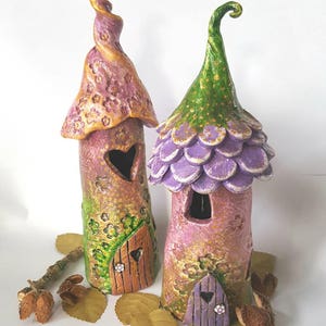 Bespoke Fairy House, Pixie Toadstool, handmade to order, fairycore decor