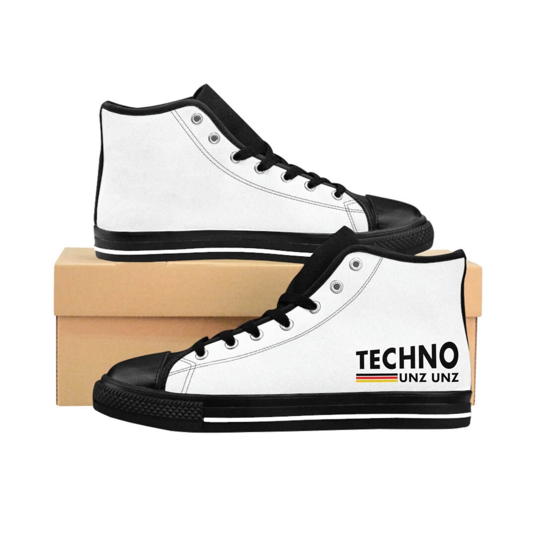 Men s Classic Sneakers festivalready techno rave Etsy UK