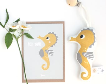 Julica strollerclip Seahorse