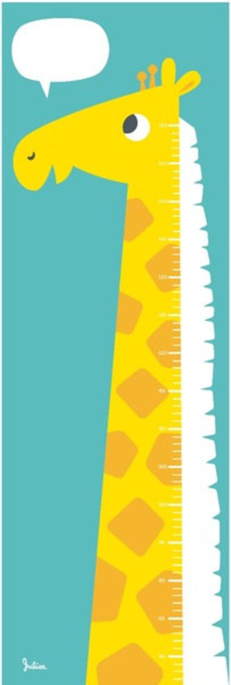 Elegant Messlatte Kinder Beschriften Julica Kinder Messlatte Giraffe zum Beschriften in Mint