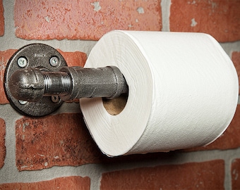 Industrial Pipe Toilet Roll Holder - FREE DOMESTIC SHIPPING