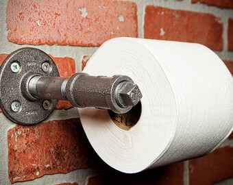 Industrial Pipe Toilet Roll Holder - FREE DOMESTIC SHIPPING