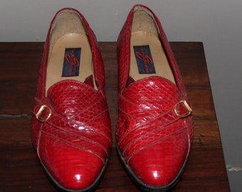 giorgio brutini red loafers
