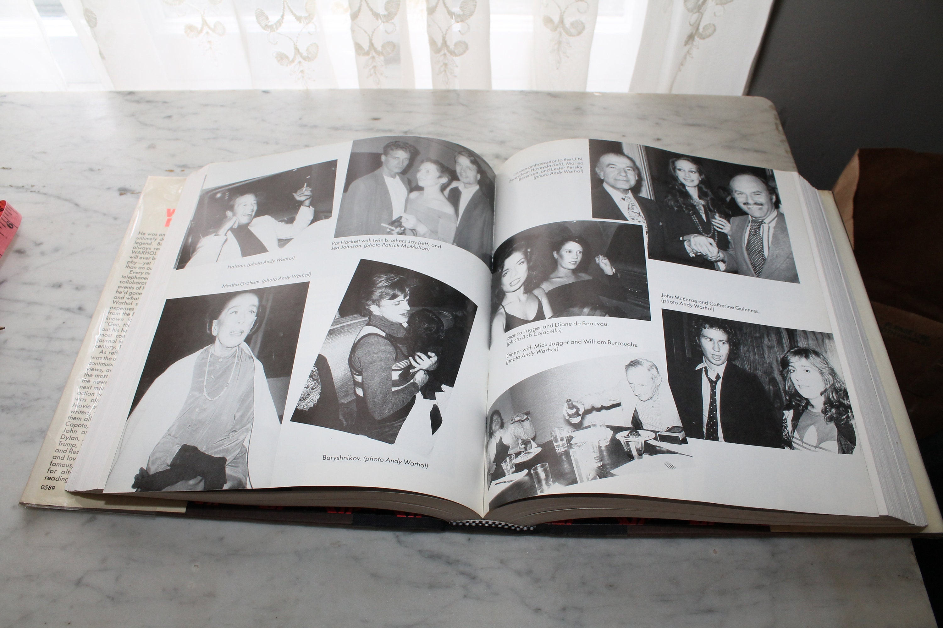 The Andy Warhol Diaries by Patt Hackett 1st edition 1989 Book Hardcover