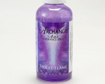 The Violet Flame. Archangel Aura Spiritual Aromatherapy Botanic Vegan Natural Fragrance Spray.