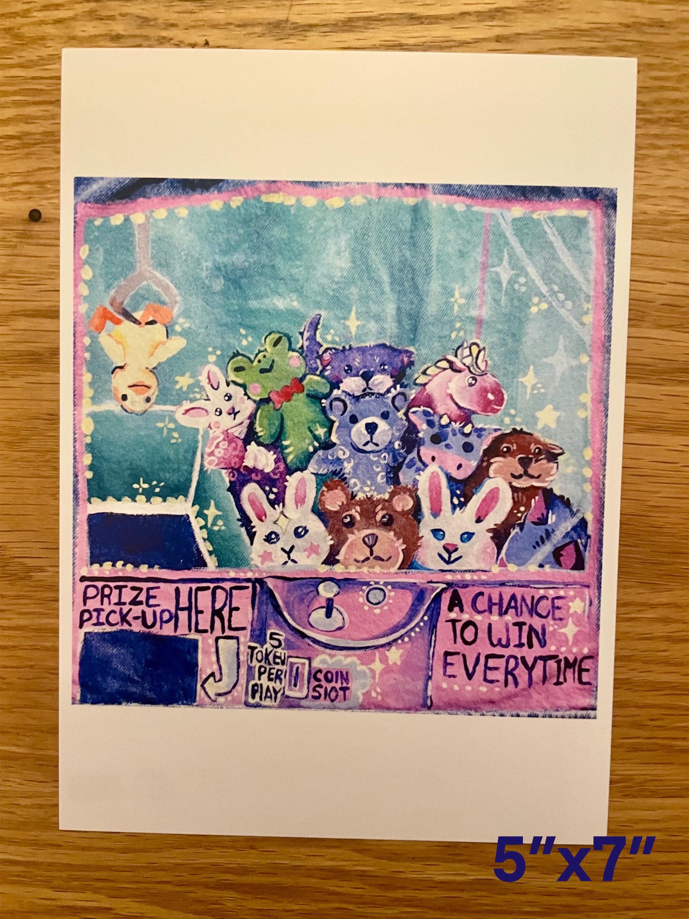 Claw Machine Art Print - Etsy
