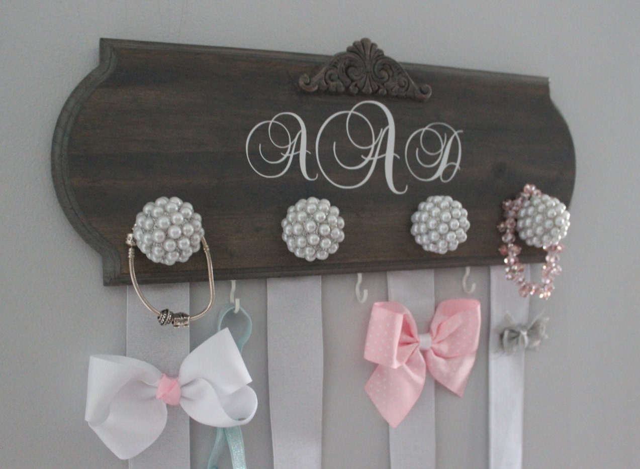 baby girl hair bow holder