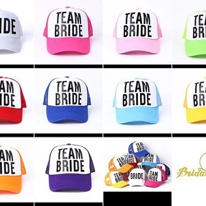 Team Bride Hats Bachelorette Party Hats Booty Veil Set Bride Tribe ...