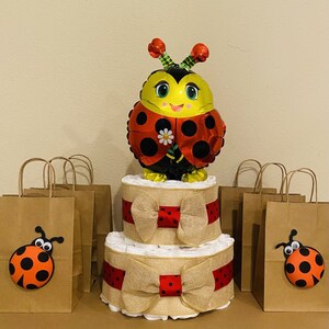 Ladybug diaper cake ideas top