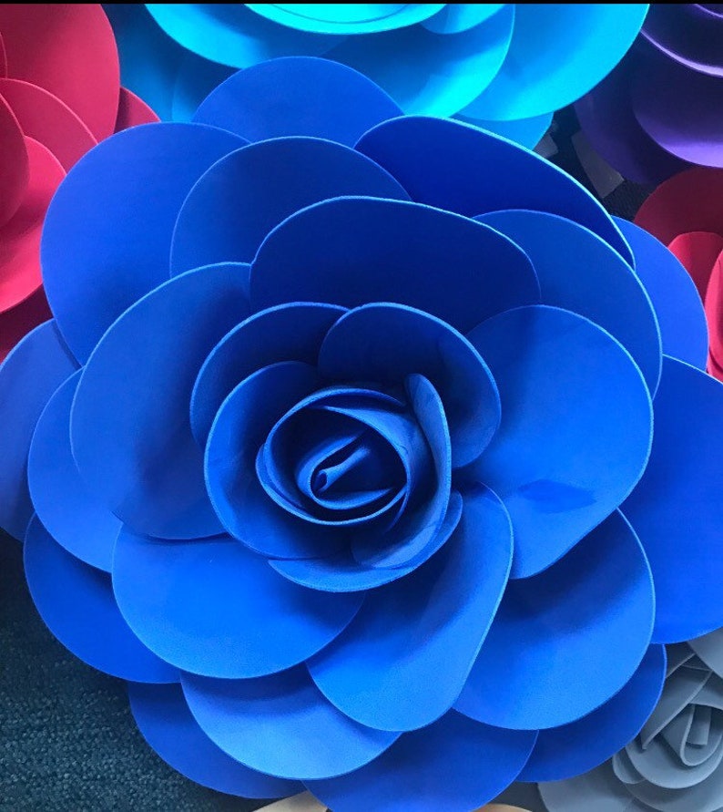 Giant 16'' Foam Flowers Backdrop Flowers Wedding Etsy