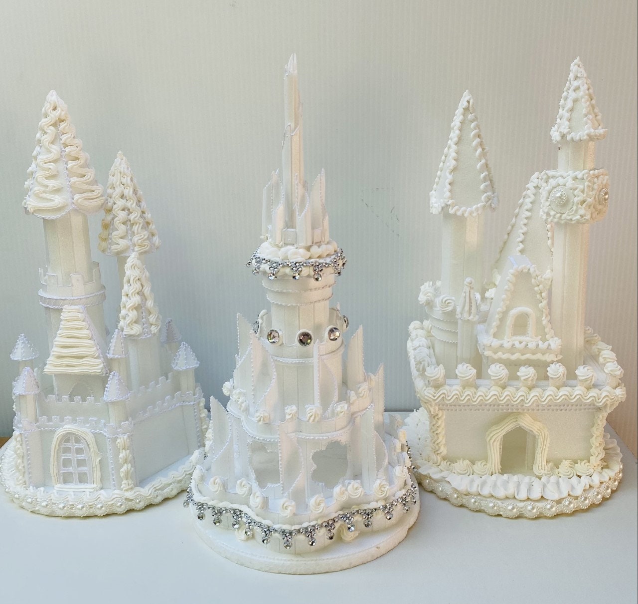 SALE*** Castle Cake Topper for your wedding cakes christening  or other projects