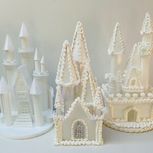 SALE Castle Cake Topper for your wedding cakes christening or other projects image 2