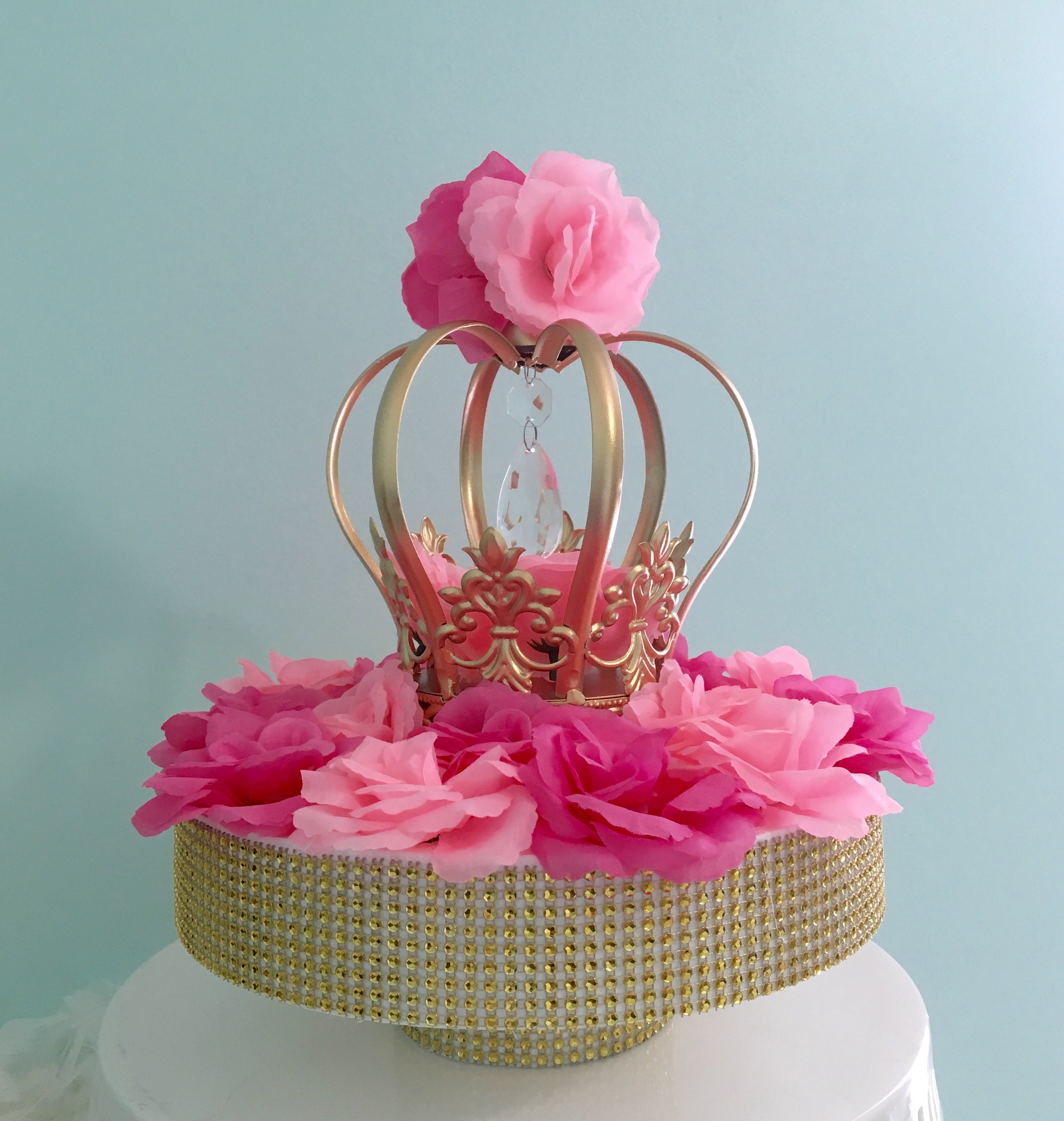 Gold Crown Cake Topper for Your Wedding Cakes Etsy