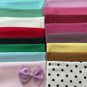 Liverpool Bullet Fabric for Bows 1 Yard, Half yard or other quantity, Thick Liverpool textured Fabric for headbands and bummies