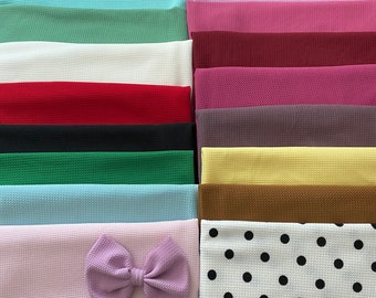 Liverpool Bullet Fabric for Bows 1 Yard, Half yard or other quantity, Thick Liverpool textured Fabric for headbands and bummies