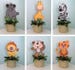 Set of 6 Safari Animals Foam Decorations, 3 different sizes, Safari centerpiece, Jungle Centerpiece, Safari Baby shower centerpiece 