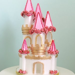 SALE Castle Cake Topper for your wedding cakes christening or other projects image 7