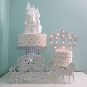 SALE Castle Cake Topper for your wedding cakes christening or other projects image 9
