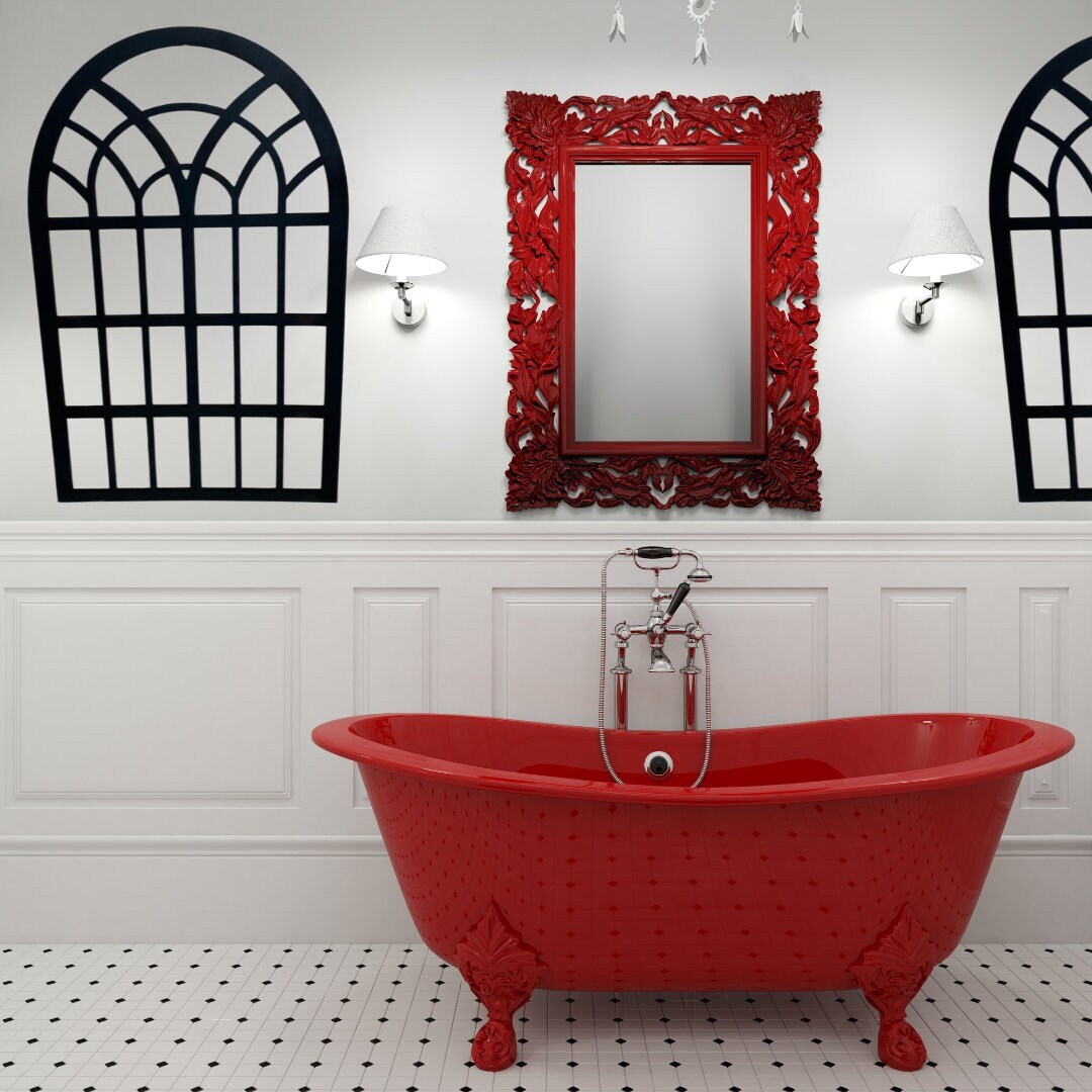 Plywood Window Shape Frame With Arches, Indoor Wall Decor, Modern