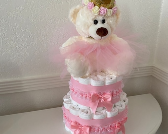 Organic Diaper Cake Diaper Cake Lil' Baby Cakes Gender Neutral For