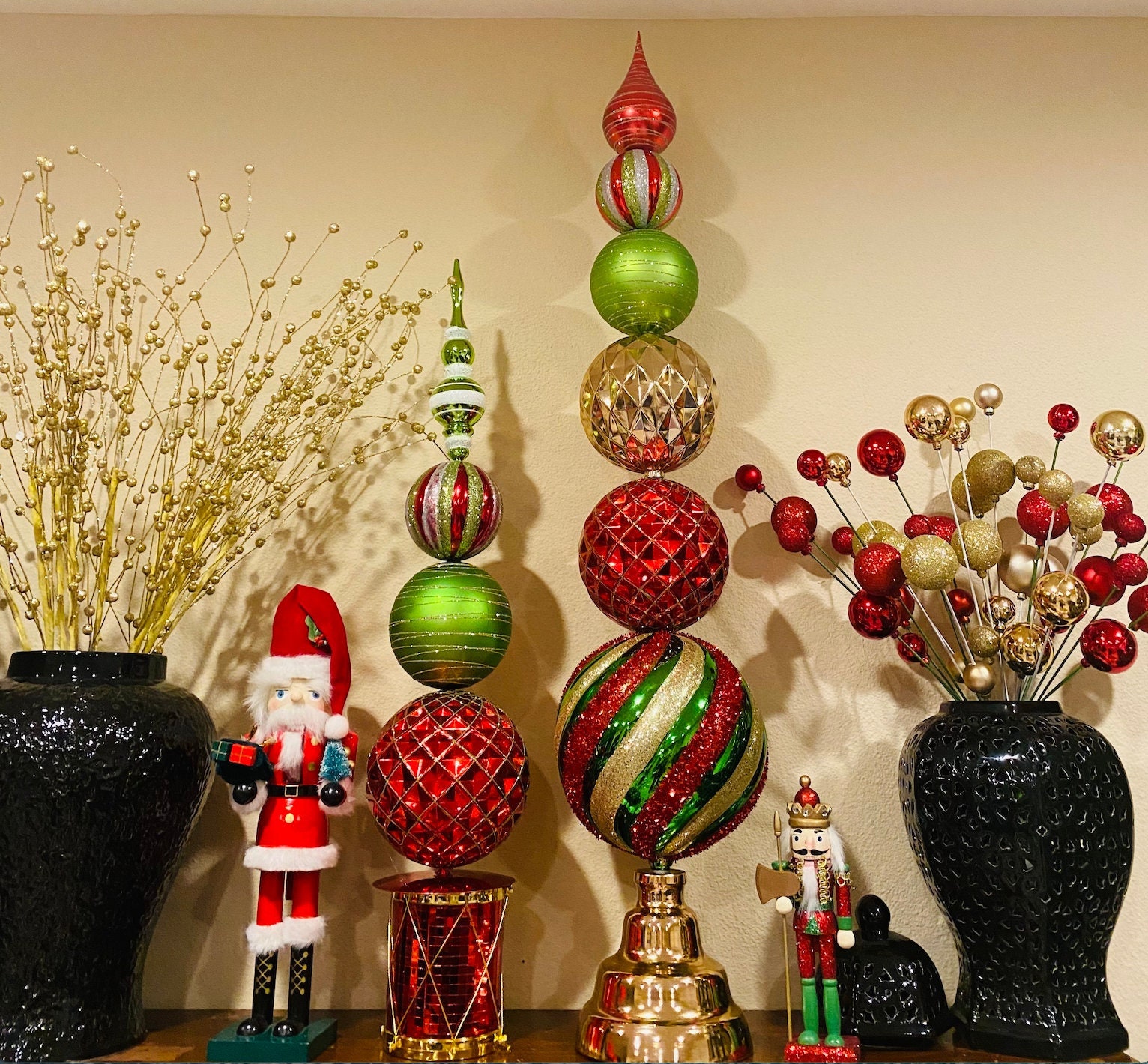 Décorations de Noël, boîte cadeau, sac d'emballage pour sapin de Noël,  décoration de scène, ornements de Noël, grande décoration de Noël (RD2,  taille