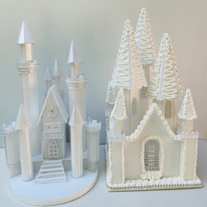 SALE Castle Cake Topper for your wedding cakes christening or other projects image 4