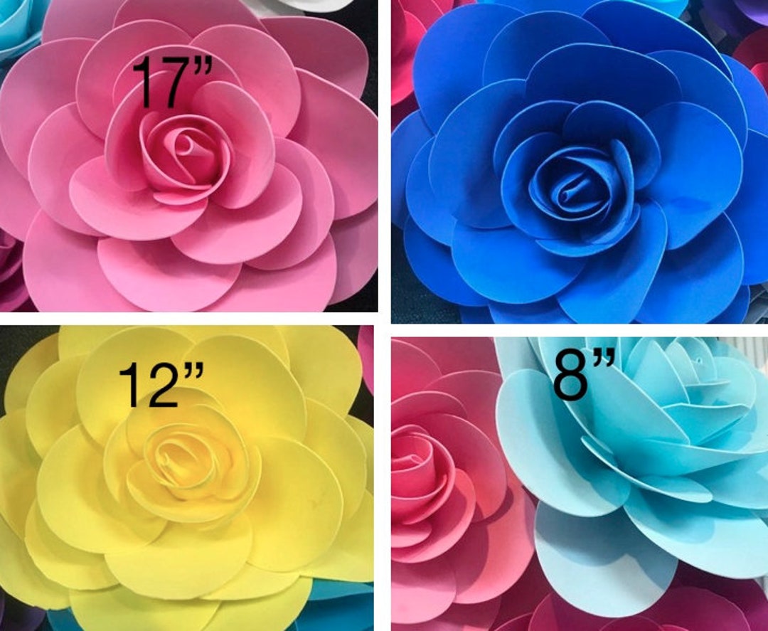 Giant 16'' Foam Flowers, Backdrop Flowers, Wedding Decoration, Foam Big