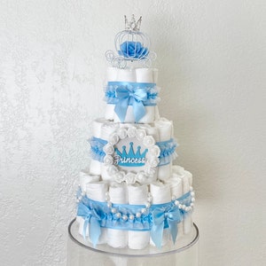 Beautiful and gorgeous baba diaper cake baby shower ideas // handmade baby  diapers cake 