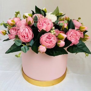 Peony Centerpiece, Floral Centerpiece, Baby Shower Centerpiece, Bridal shower Centerpiece, Sweet 16  centerpiece, Mothers day gift