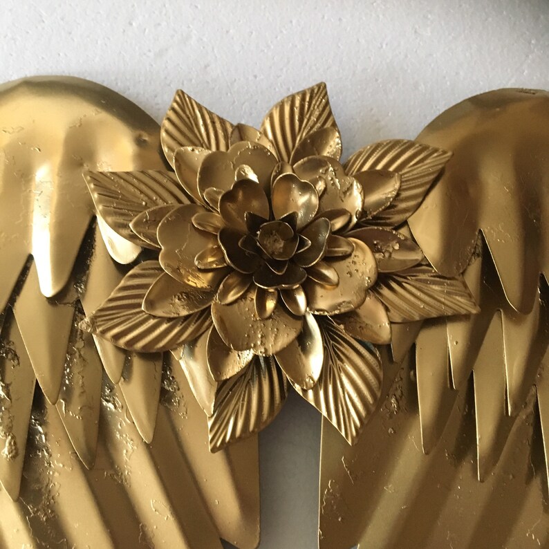 Angel Wings Wall Decor Wall Art Big Angel Wings Christening Etsy