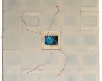 Encaustic Painting - Encaustic Art - 35mm slides - Medical Art - Mixed Media - Heart