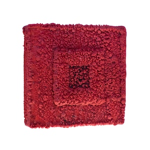 Encaustic Painting - Encaustic Art - 35mm slides - Mixed Media - Red #1