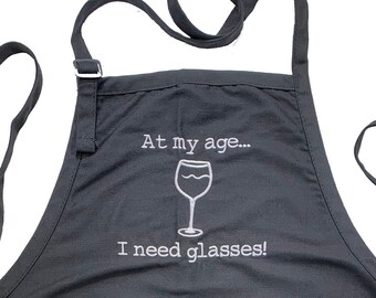 Come back in a few beers...  with 1 Glass (Adult Apron) In various colors
