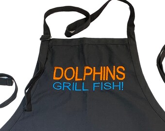 Dolphins Grill Fish (Adult Apron)