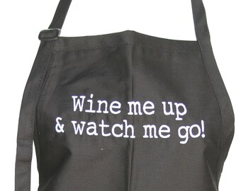 ¡Enodame y mírame ir! (Apron ajustable para adultos con bolsillos) Disponible también en Colores