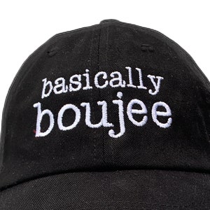 basically boujee (Polo Style Adjustable Ball Various Colors with White Stitching)