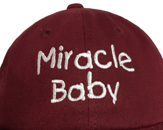 Miracle Baby (Polo Style INFANT Ball Cap in various colors)