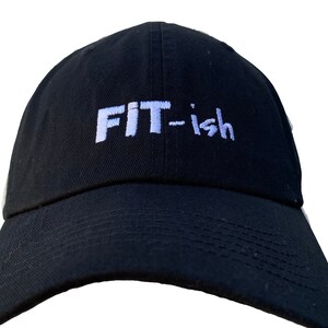 FIT-ish - Polo Style Ball Cap (Various colors with White Stitching)
