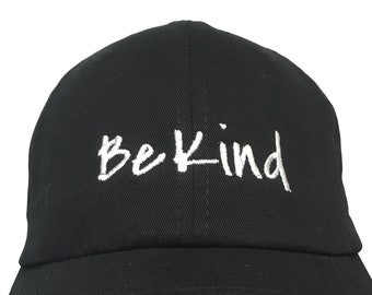 Be Kind (Polo Style Ball Black with White Stitching)