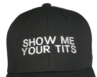 show me your tits hat Old pee woman