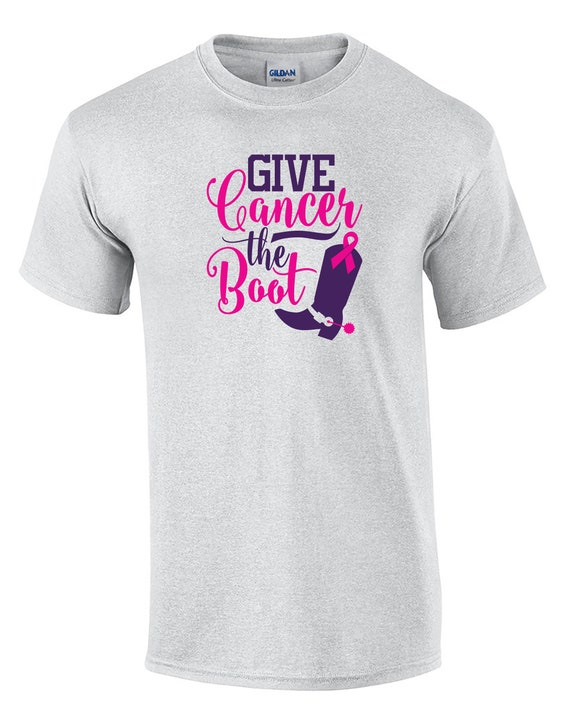 Give Cancer the Boot (Mens T-Shirt)