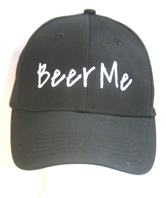 Beer Me (Polo Style Ball Black with White Stitching)