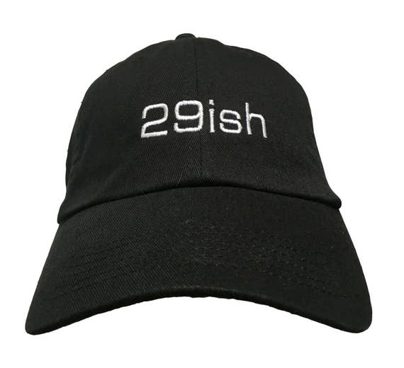 29ish (Polo Style Ball Black with White Stitching)