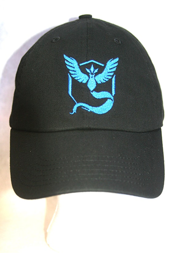 Pokemon Go Team Mystic Blue (Polo Style Ball Cap in Various Colors)