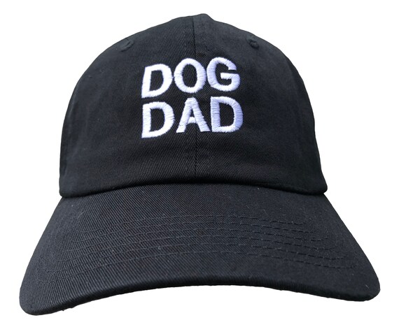 DOG DAD (Block) (Polo Style Ball Cap in various colors)