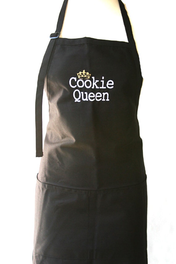 Cookie Queen with Crown (Adult Apron)