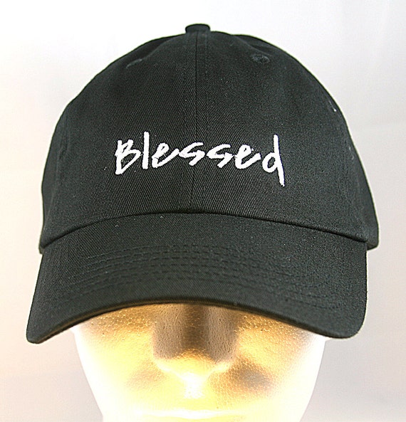 Blessed (Polo Style Ball Black with White Stitching)